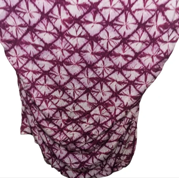 Michael Michael Kors Women's Abstract Print Scrunched Tank Top - Picture 8 of 10